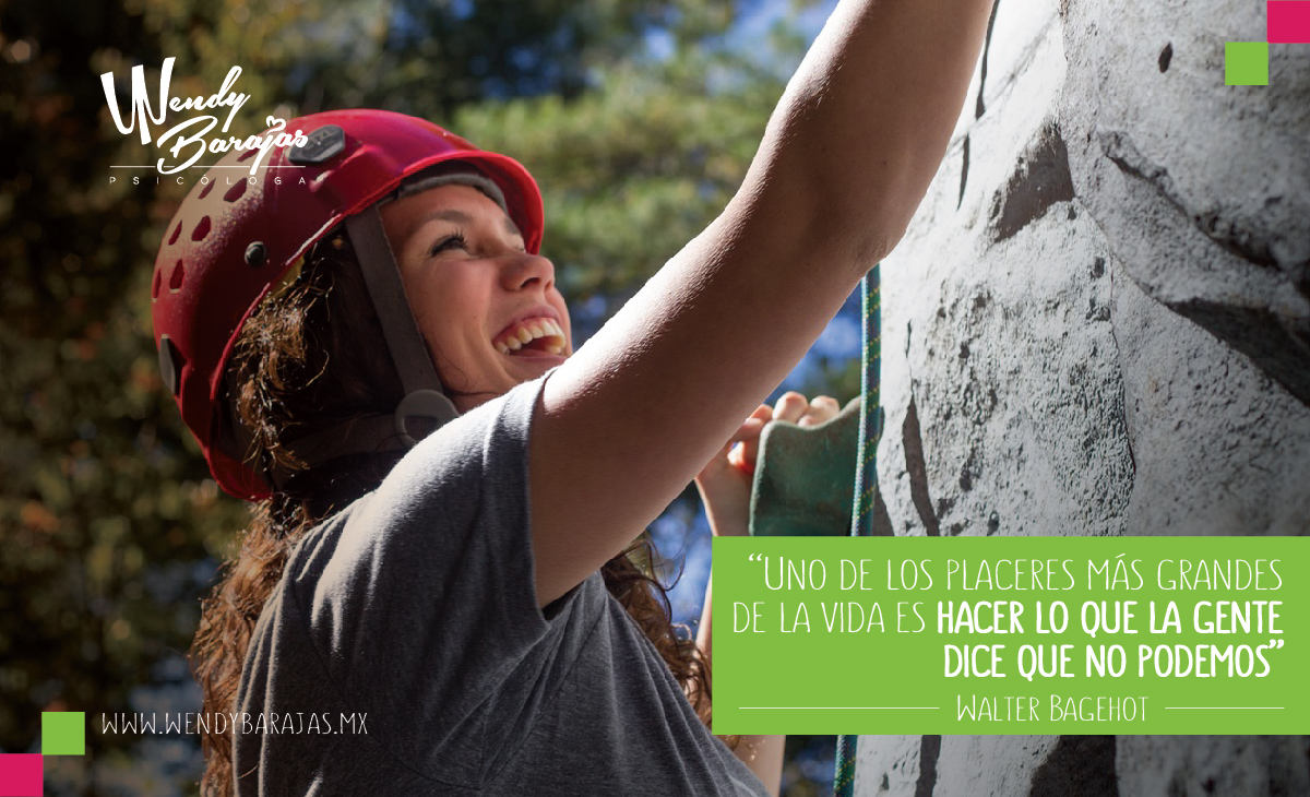 "Uno de los placeres más grandes de la vida es hacer lo que la gente dice que no podemos"